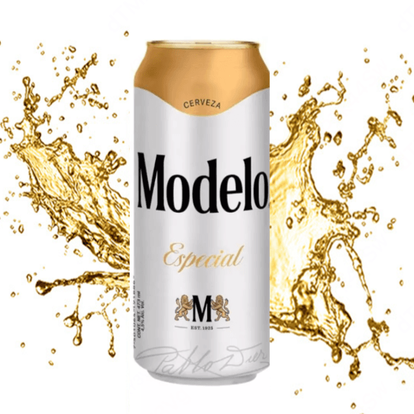 CERVEZA MODELO ESPECIAL LATON 473 ML
