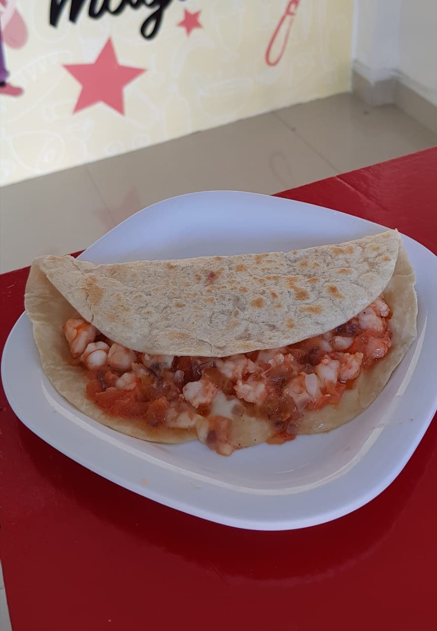 Quesadillas de Harina con Camarón