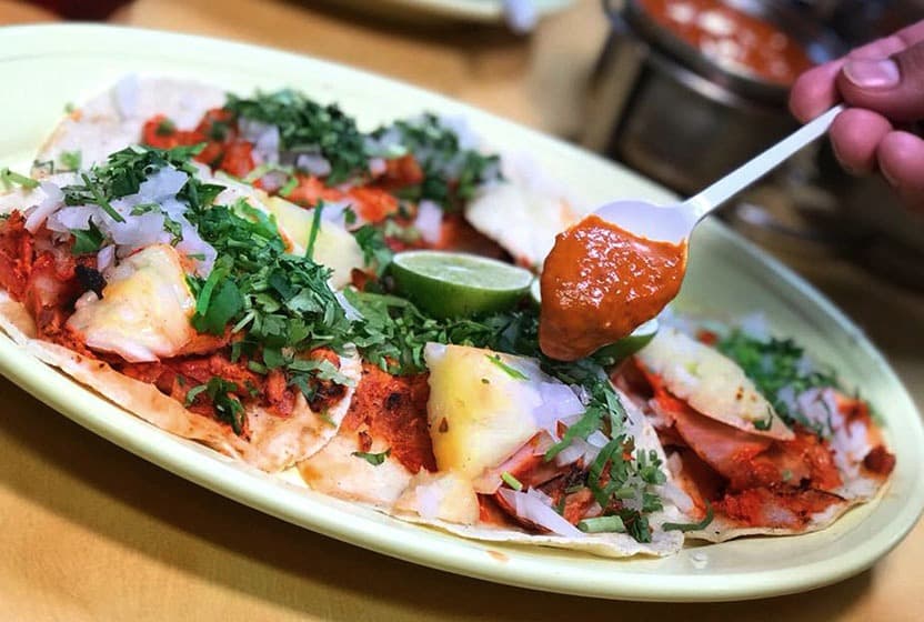 Tacos al Pastor (5 Tacos).