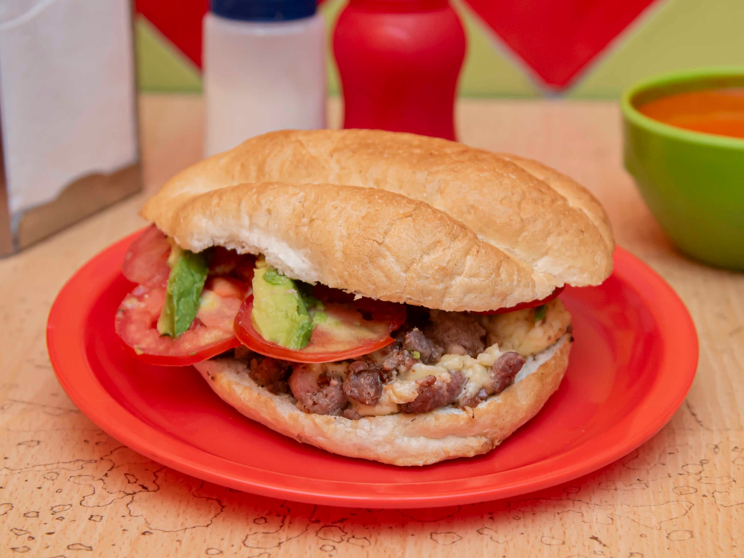 Torta de Arrachera