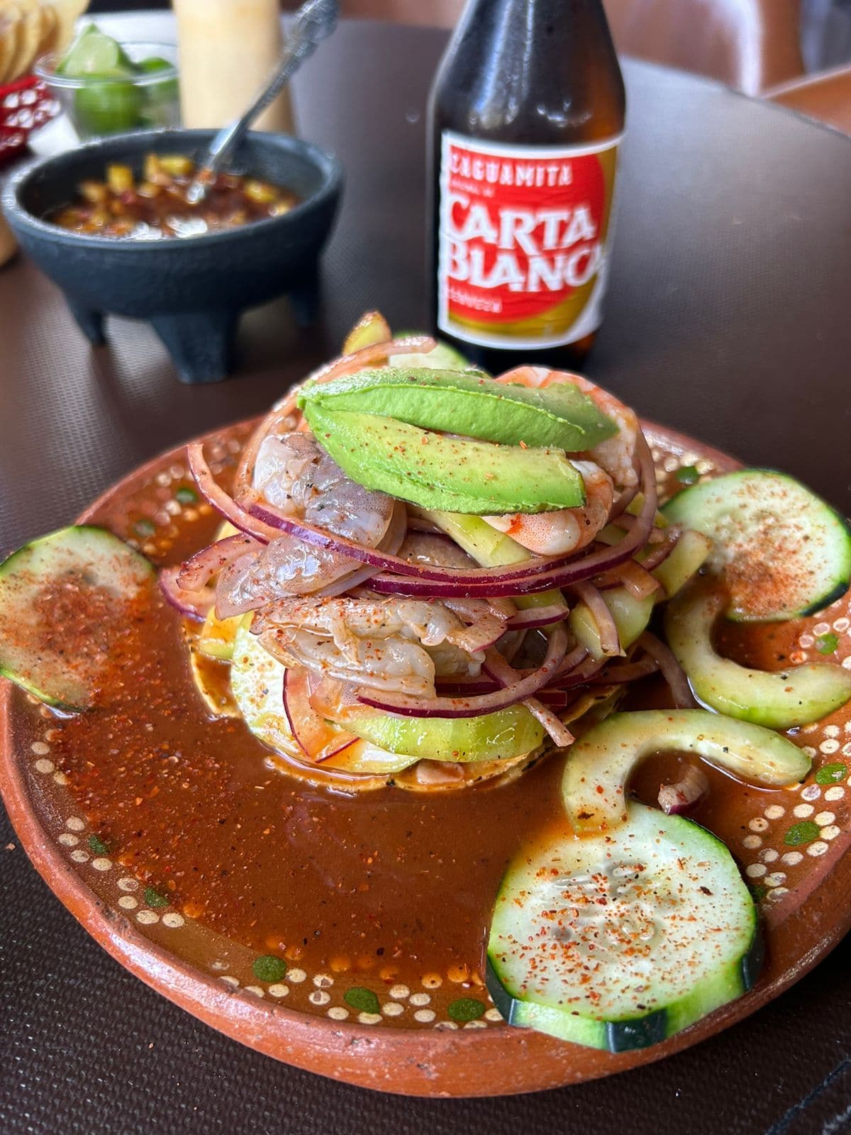 Tostada de Aguachile