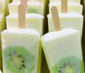 Kiwi con yogurt
