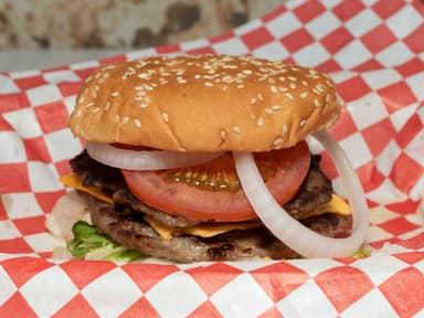Hamburguesa Doble Sencilla con Queso