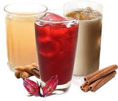 Agua de Jamaica con Canela Medio Litro