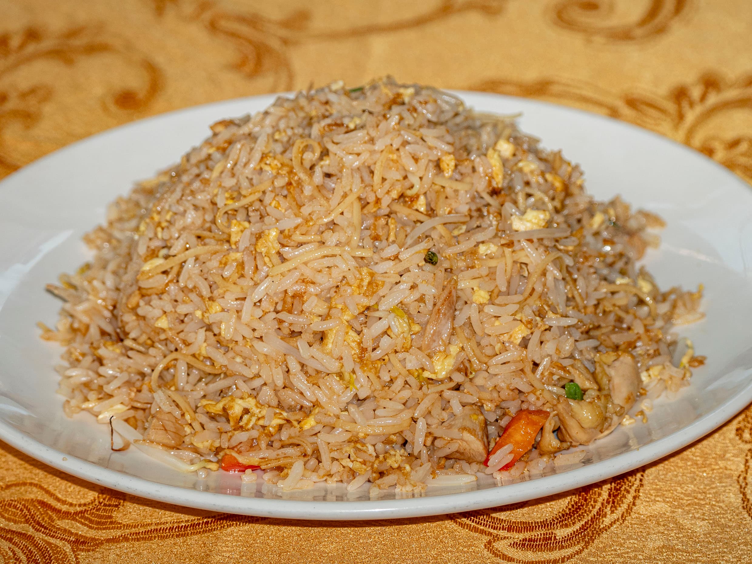 Chaufa con Pollo y Frejolito Chino
