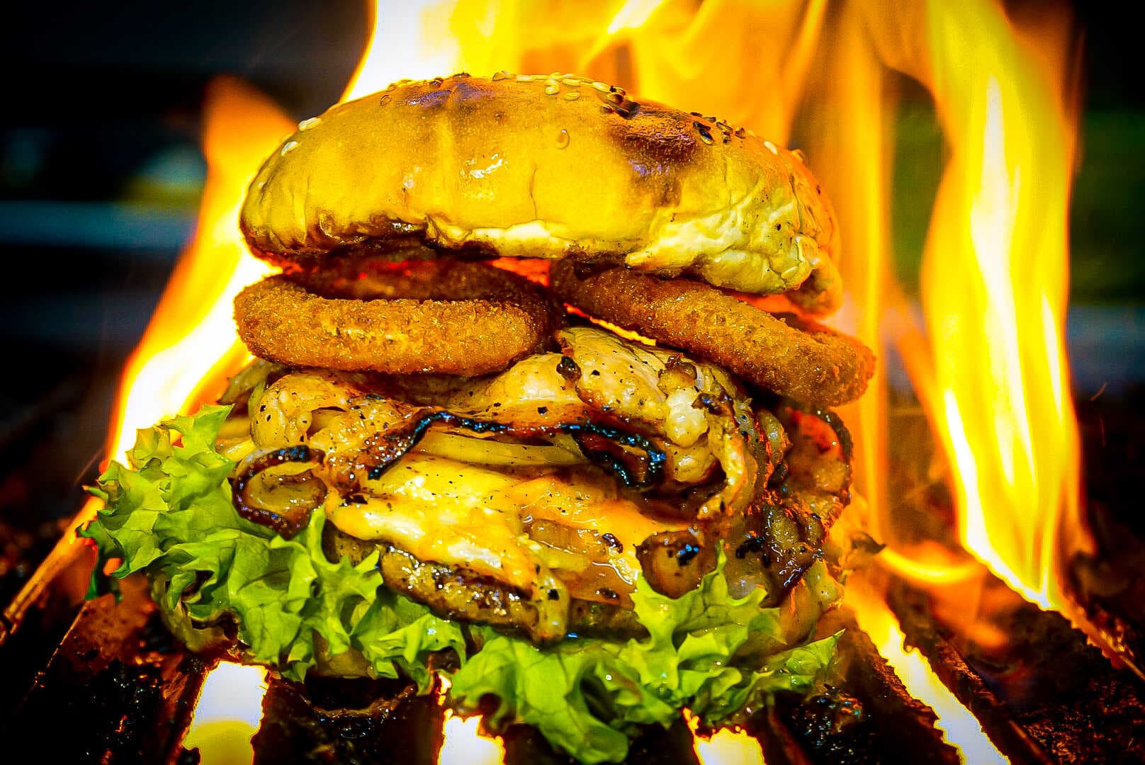 Hamburguesa 4 Quesos