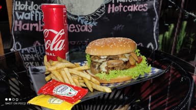 Harmburguesa Morbida+ Papas + Coca Cola 355ml
