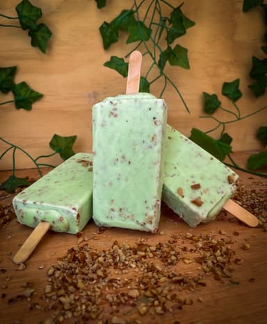 Paletas de Crema Pistache