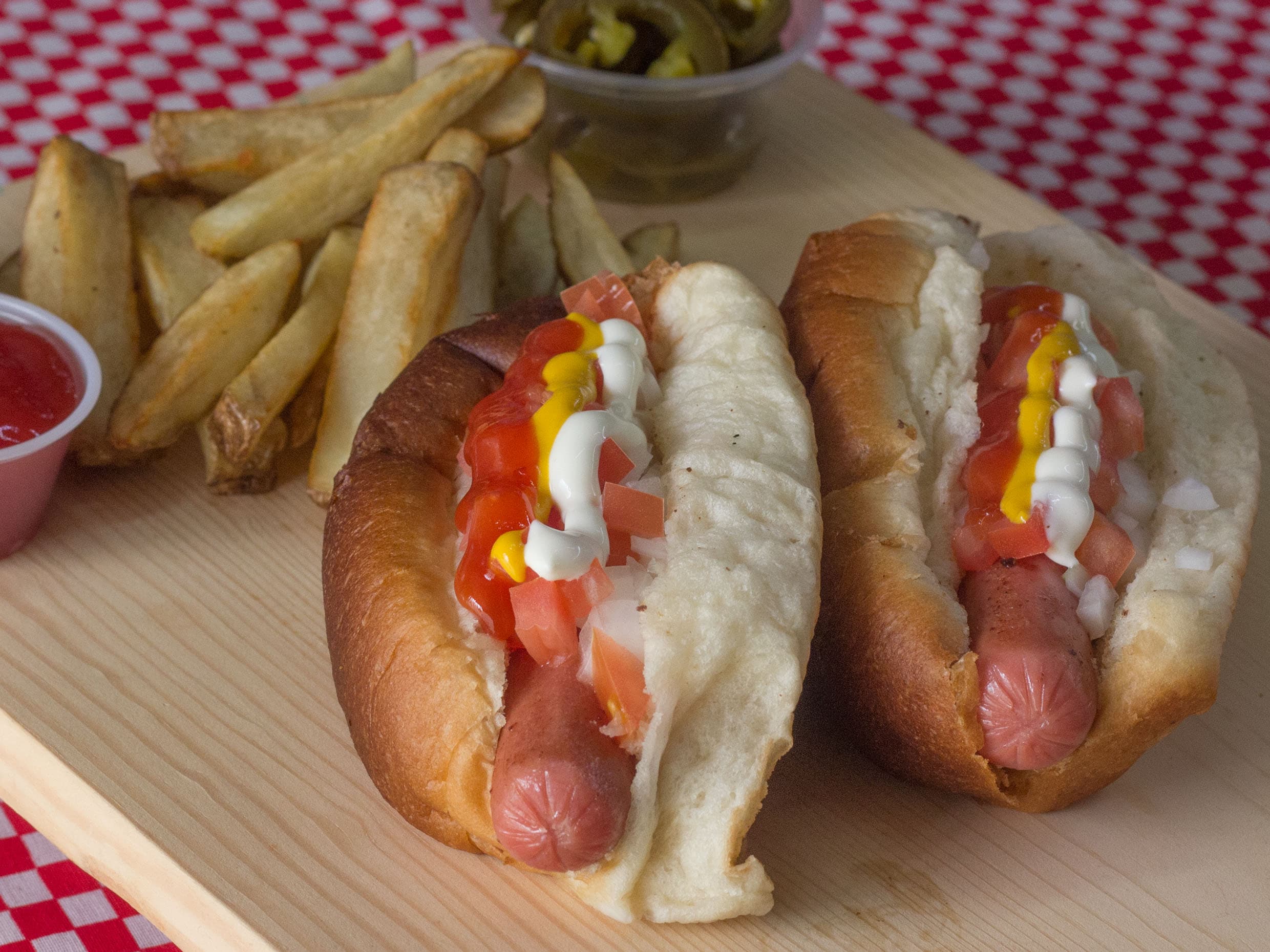 2 Hot Dogs Jumbo