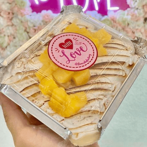 Postre de Tres Leches con Durazno