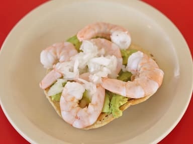 Tostada de Camarón