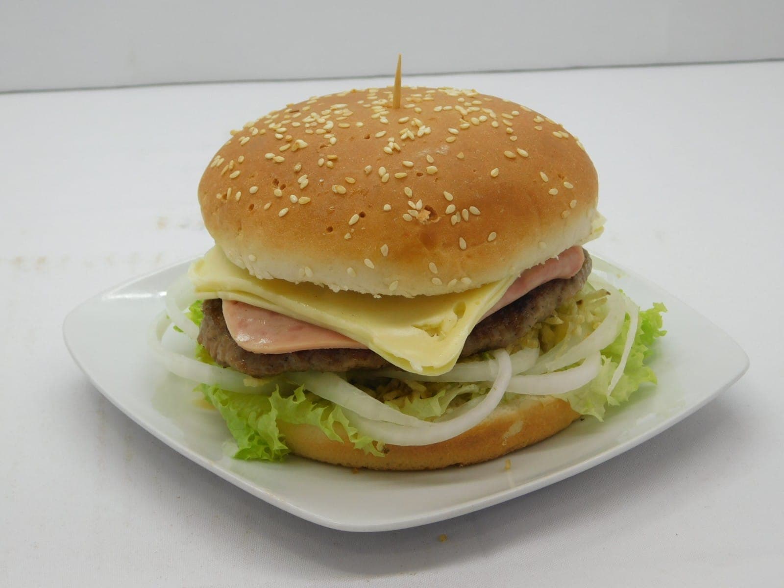 Hamburguesa Jamón y Queso