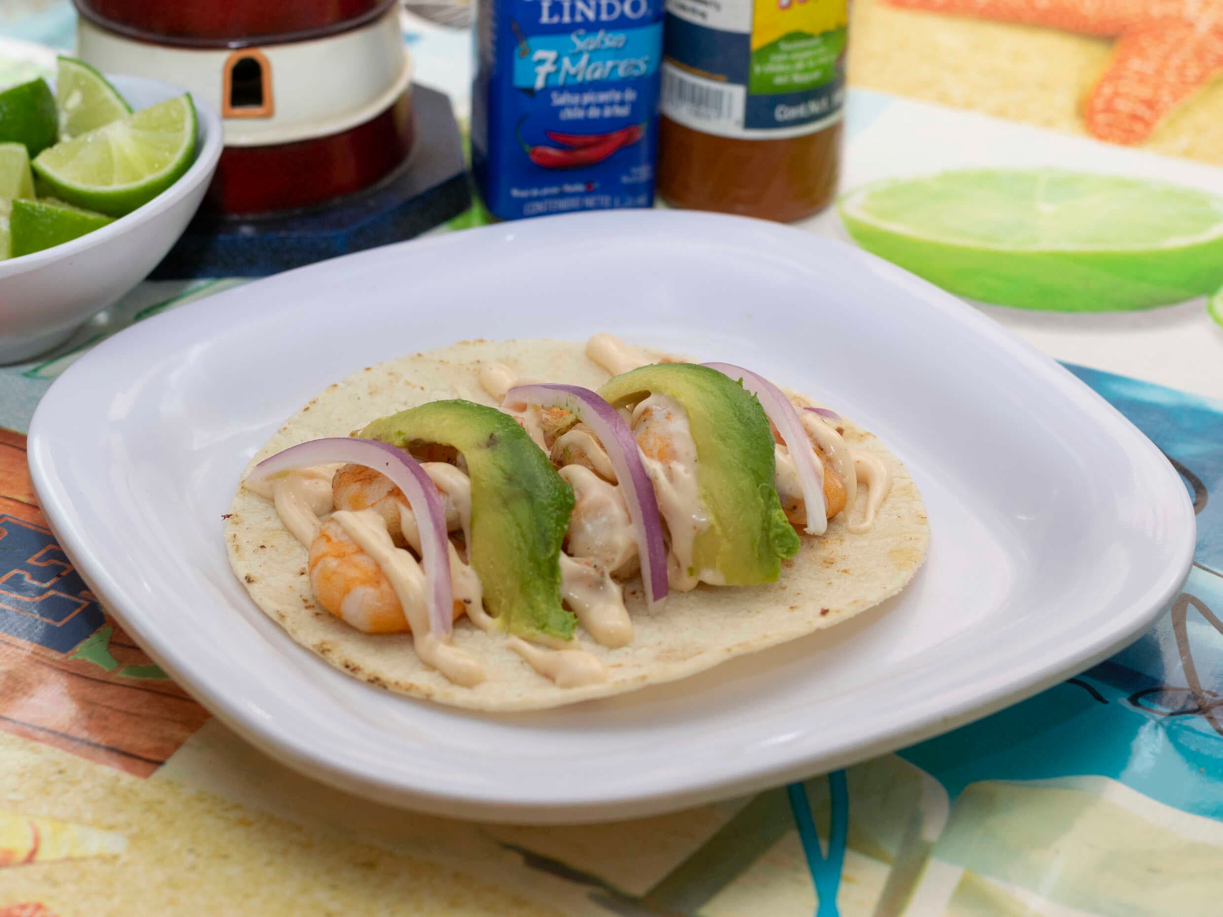 Taco C/queso Camaron Maiz
