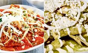 Chilaquiles Rojos o Verdes