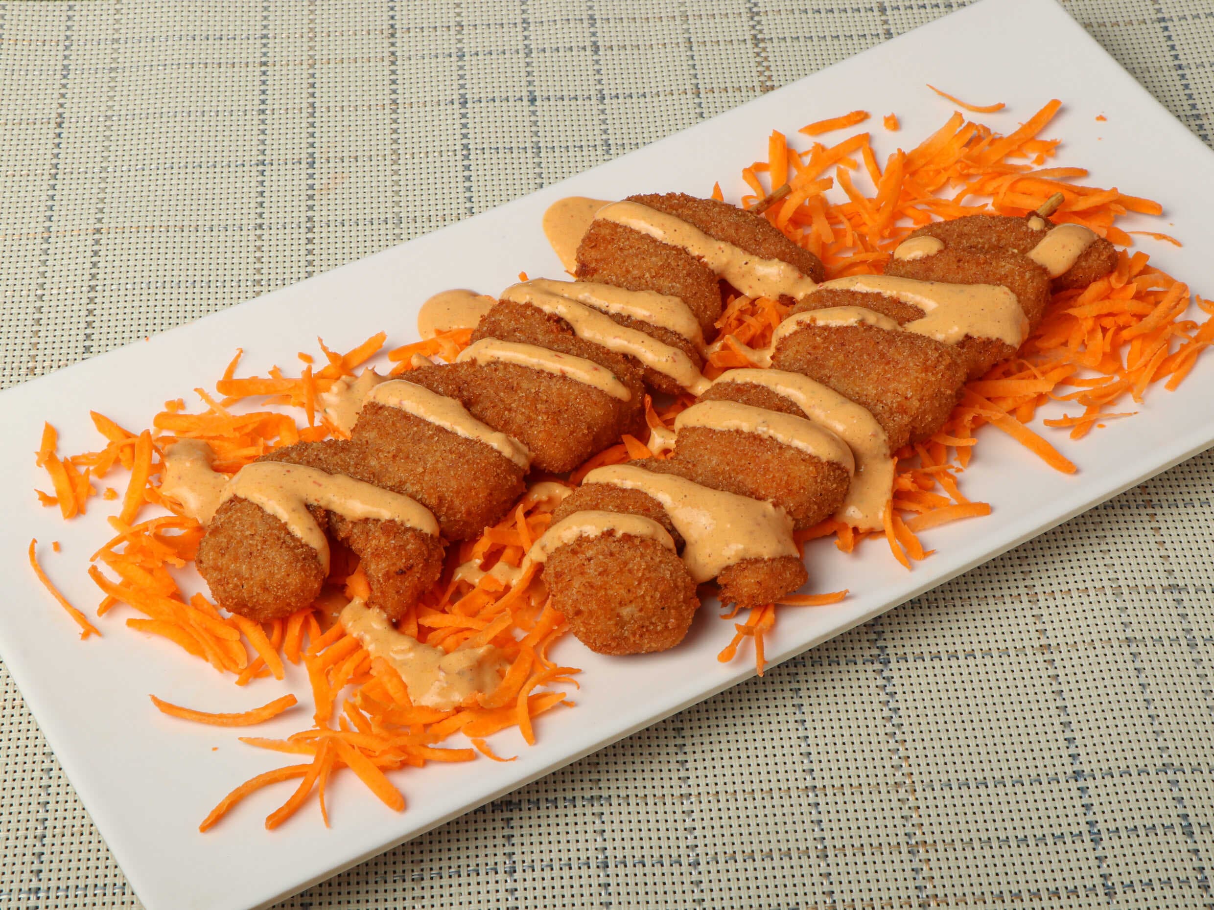 Brochetas de Camarón