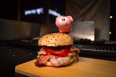 Hamburguesa Tocino