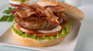 Hamburguesa con Tocino
