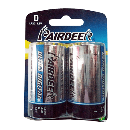 Batería Alkalina D Pairdeer 2 Uds