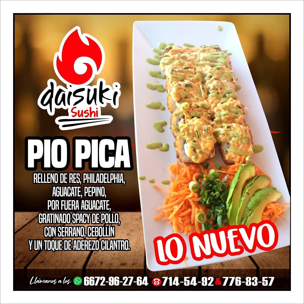 Pio Pica (Empanizado Gratinado)