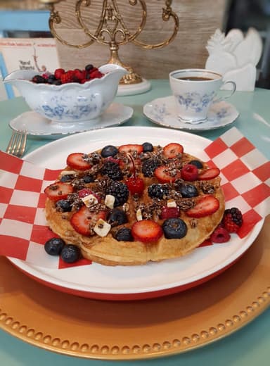 Waffle Frutos Rojos