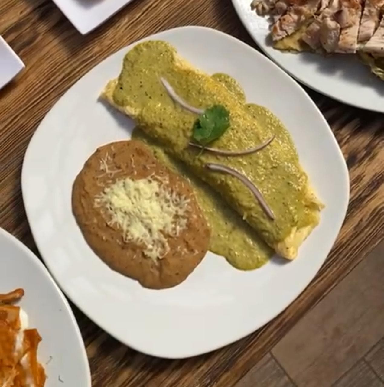 Omelette de Espinacas con Queso
