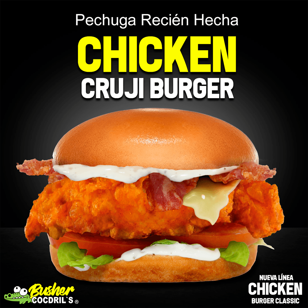Hamburguesa Chicken Cruji