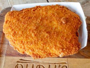Pollo empanizado