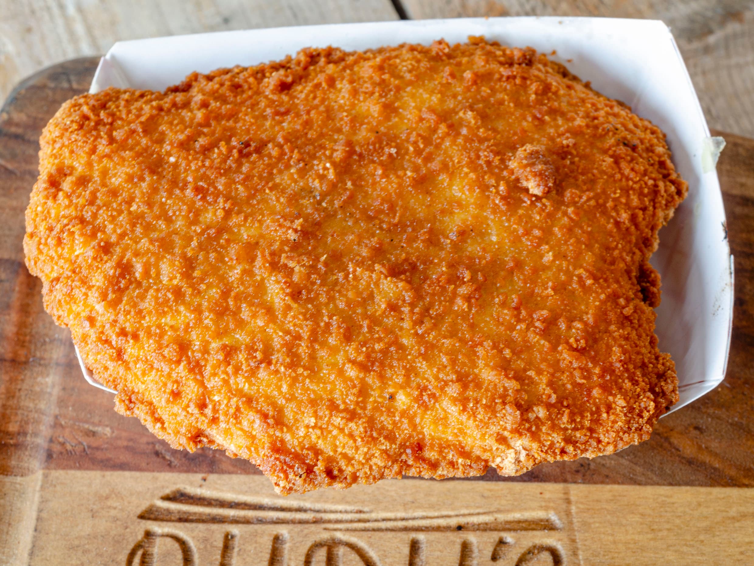 Pollo empanizado