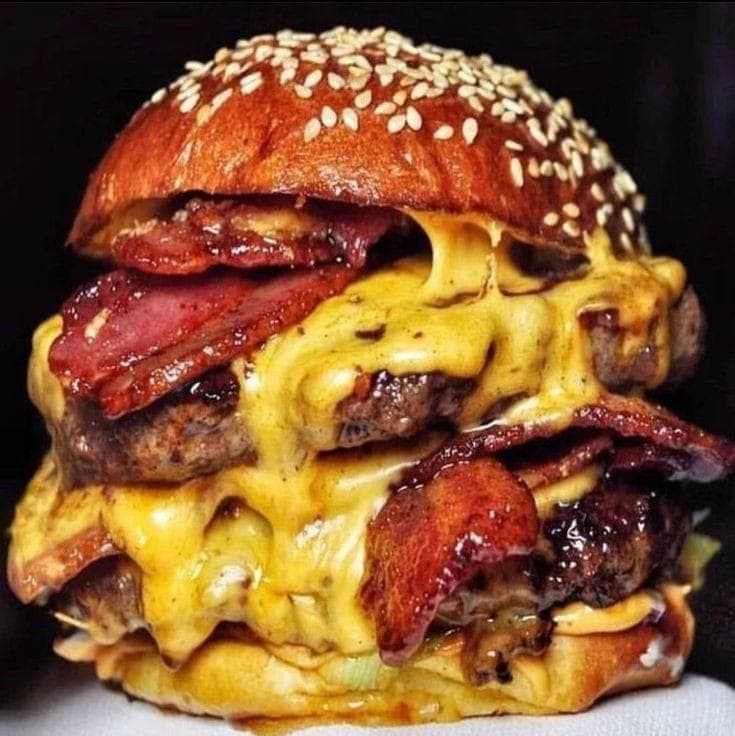 Hamburguesa Doble de Res