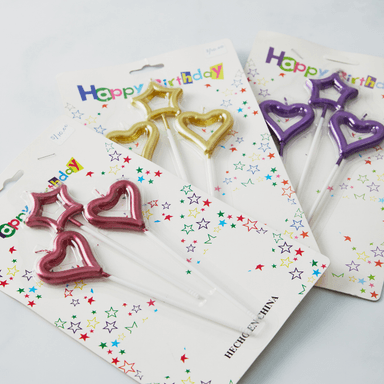 Vela Estrella y Corazones