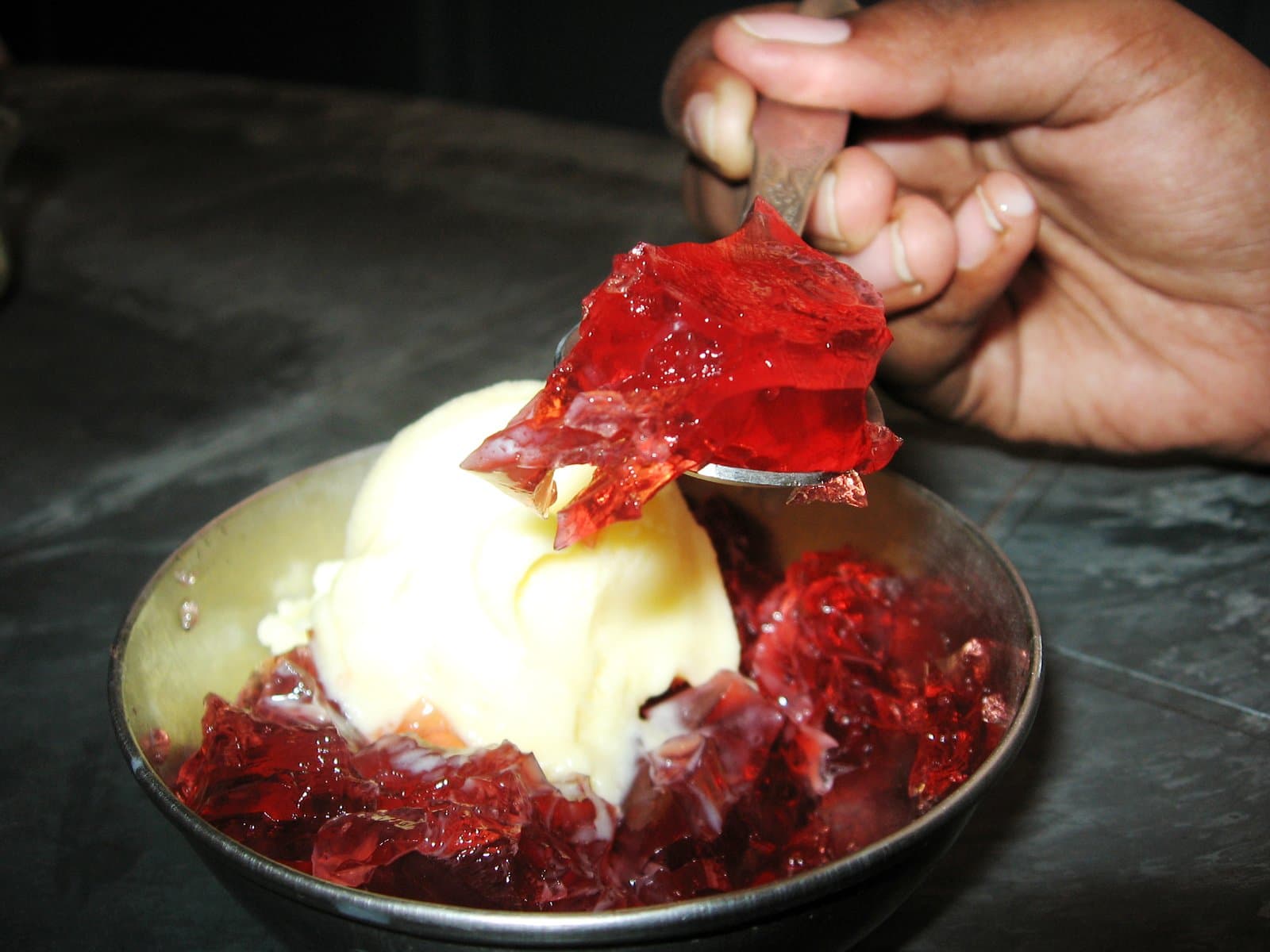 Gelatina con Helados