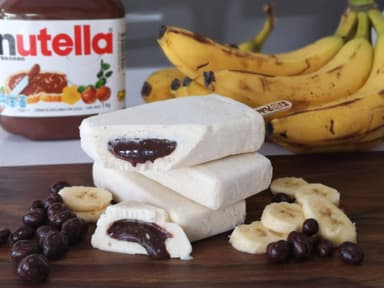 Paletta de Plátano rellena de Nutella