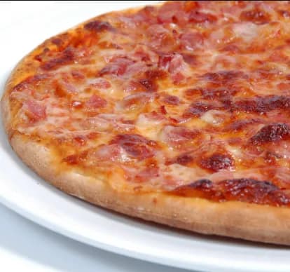 Pizza Jamón y Pollo (4 porciones)