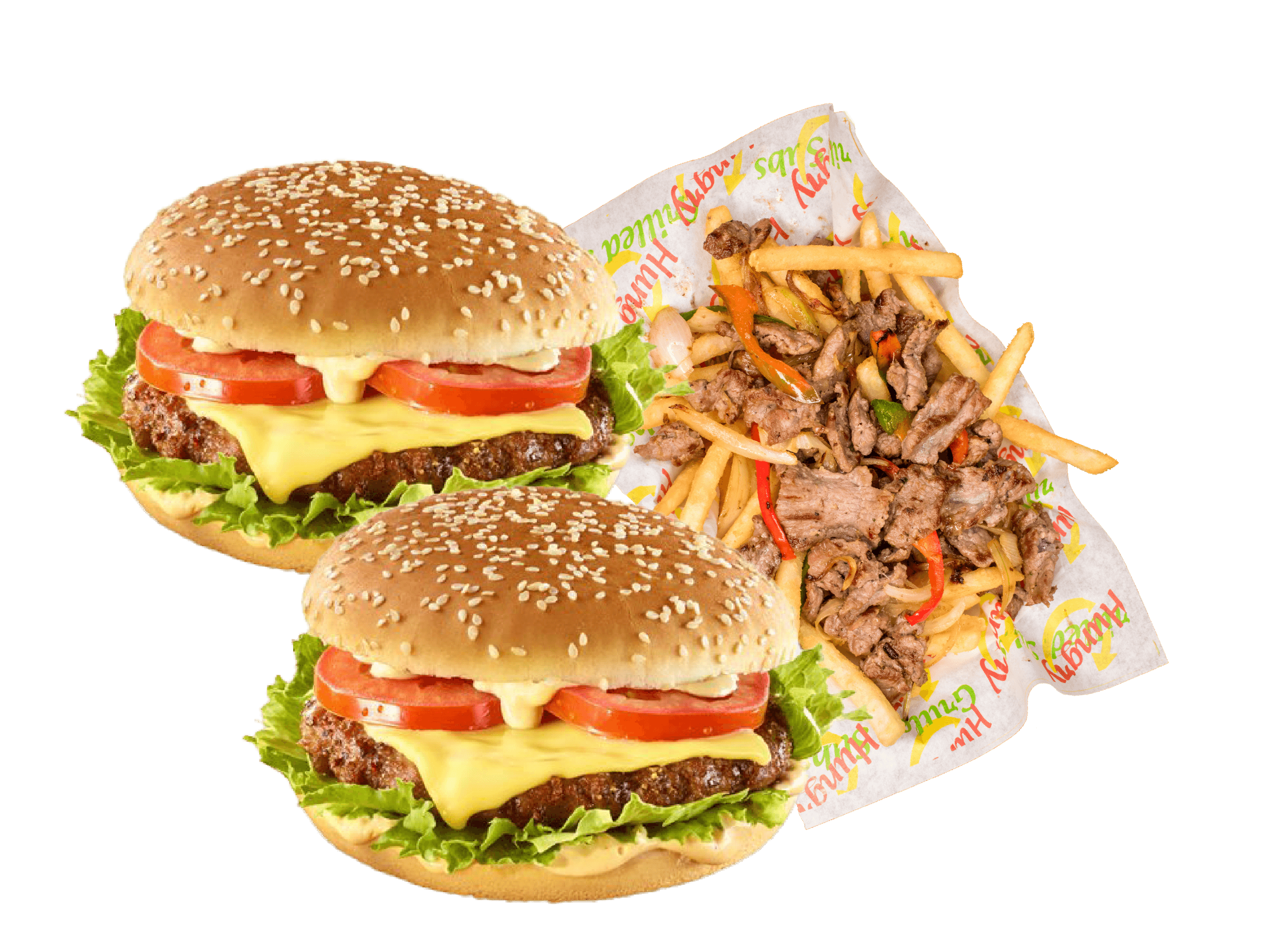 Hungry Cheese Burgers Combo #1