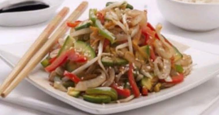 Chop Suey con Camaron
