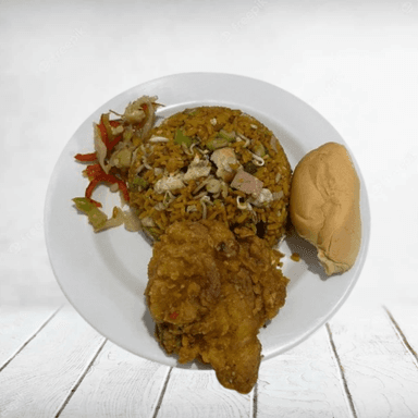 Plato personal arroz chino