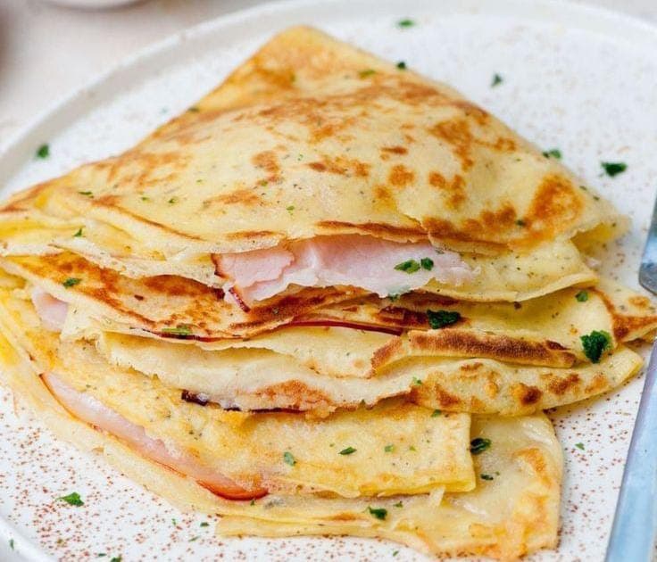 Crepa de Jamón con Queso