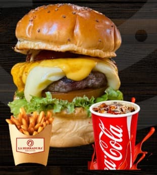 Combo Hamburguesa La Coqueta