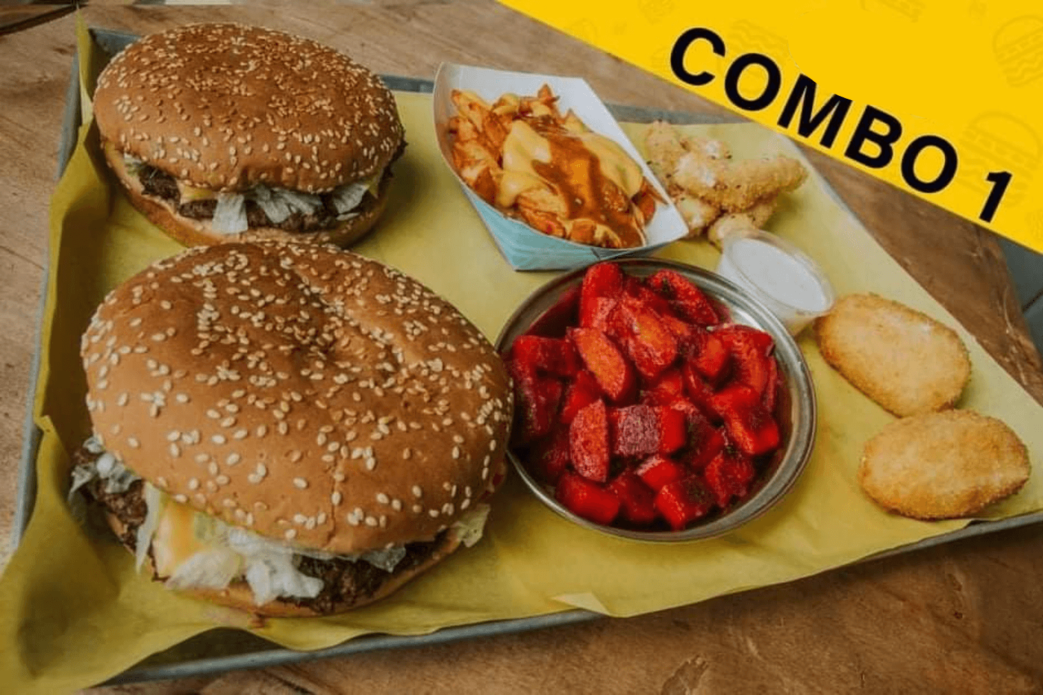 2 Clásicas + 4 Dedos de queso + Bubbas ...