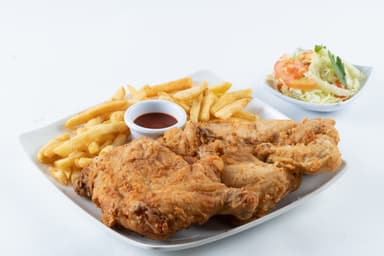 1/2 Pollo apanado