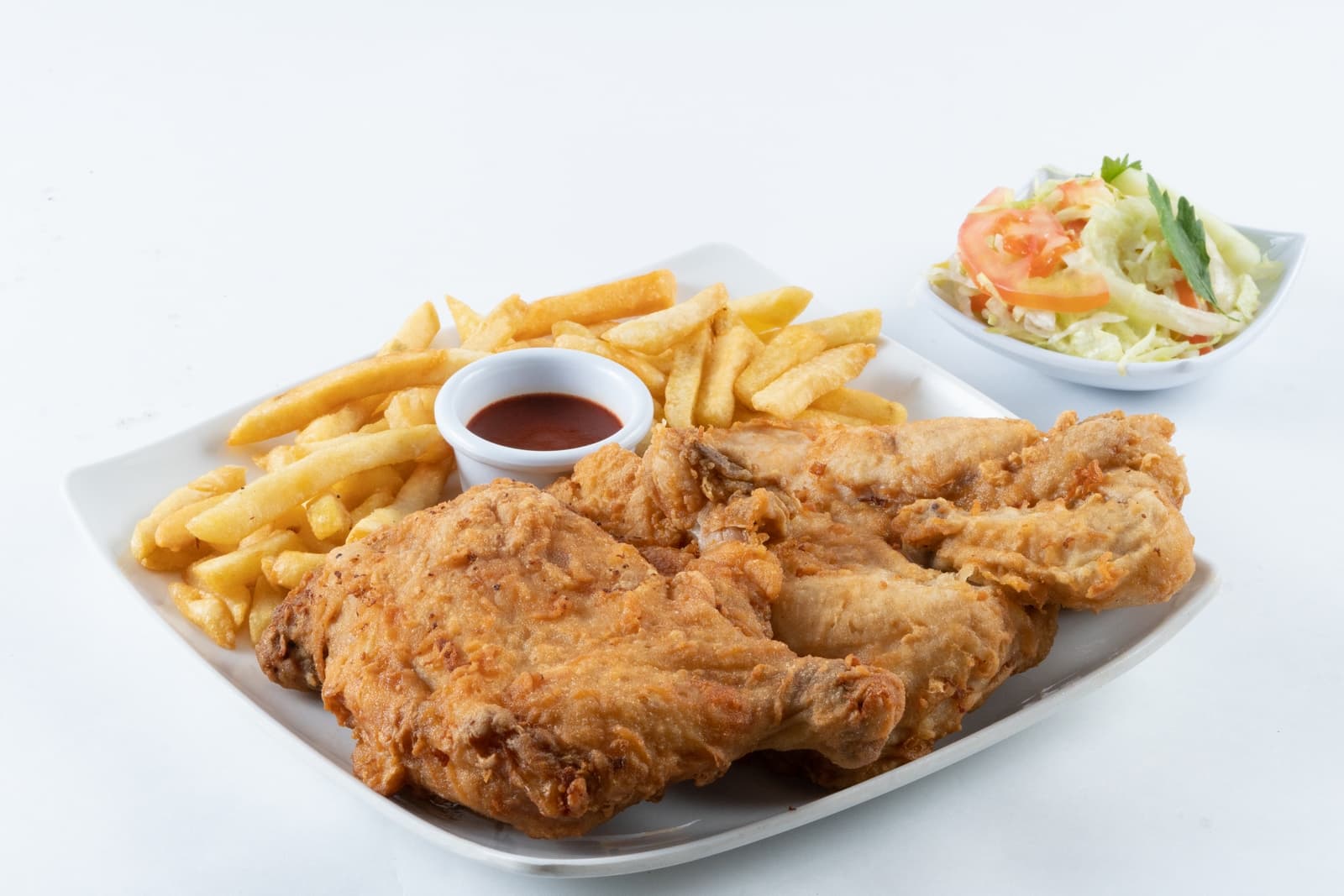 1/2 Pollo apanado