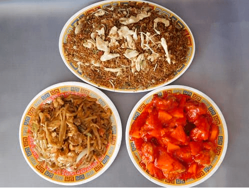 Combo-Combinado#2 Arroz chino,Chopsuey y Agridulce