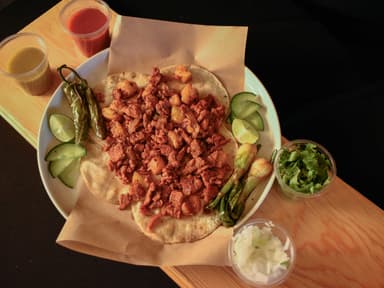 Tacos de Pastor Alambre