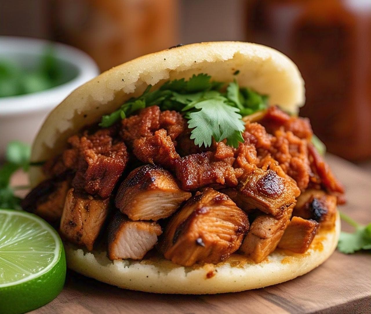 Arepa 4 Carnes (La Exquisita)