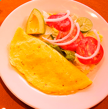 Omelette de Queso y Jamón