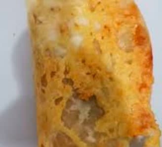 Tortilla con Costra de Queso