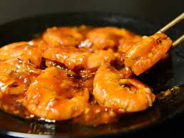 Camarones en Salsa Agridulce
