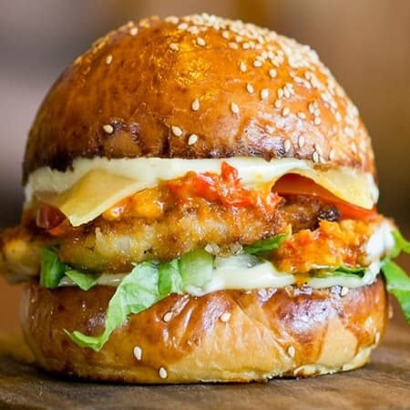HAMBURGUESA DE POLLO