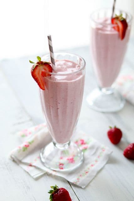 Licuado de fresa