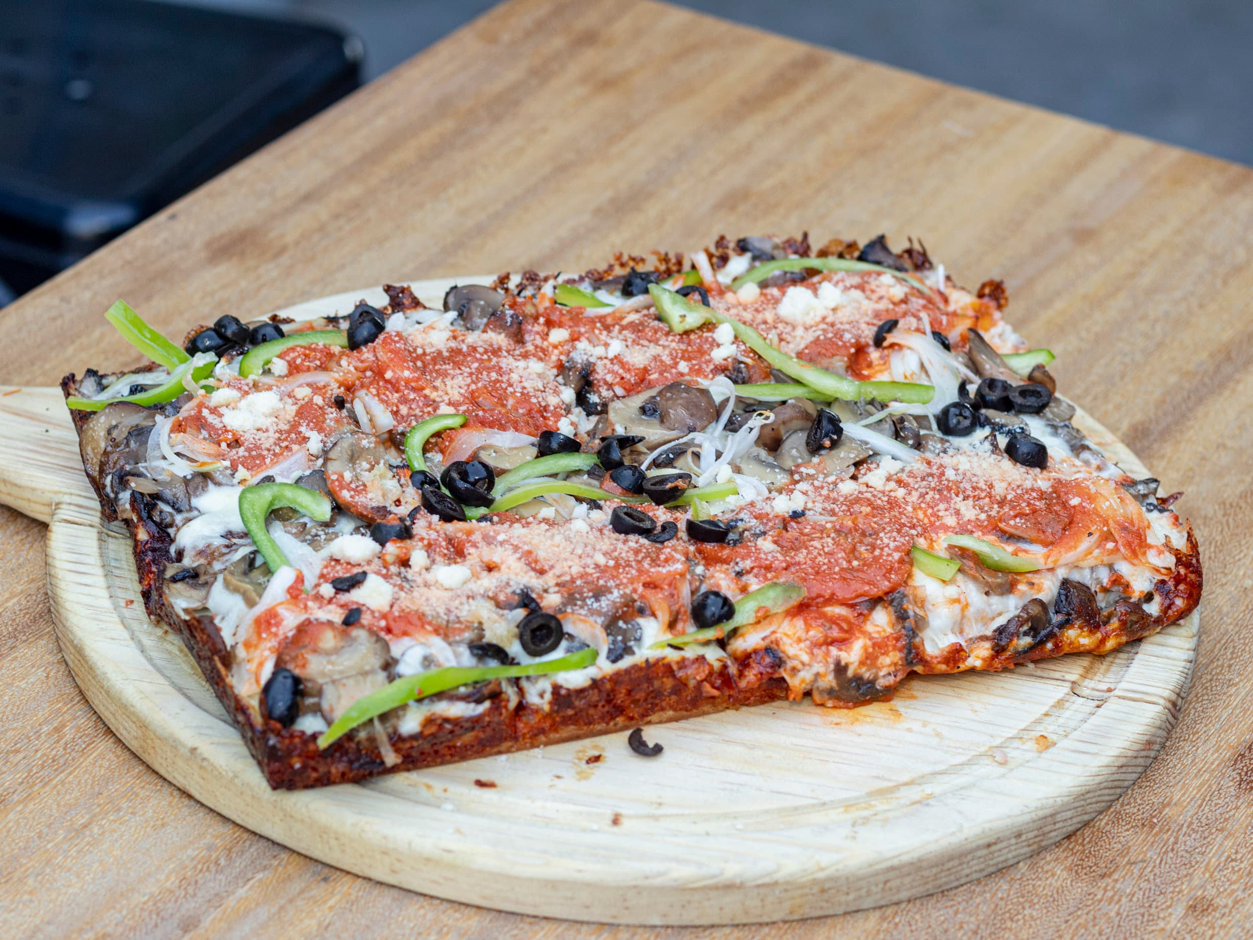 Estilo Detroit Pizza Veggie